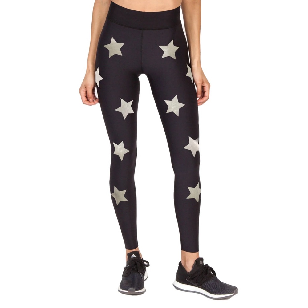 Ultracor Iconic Celebrity Silver Star Black leggings ⭐️⭐️ medium